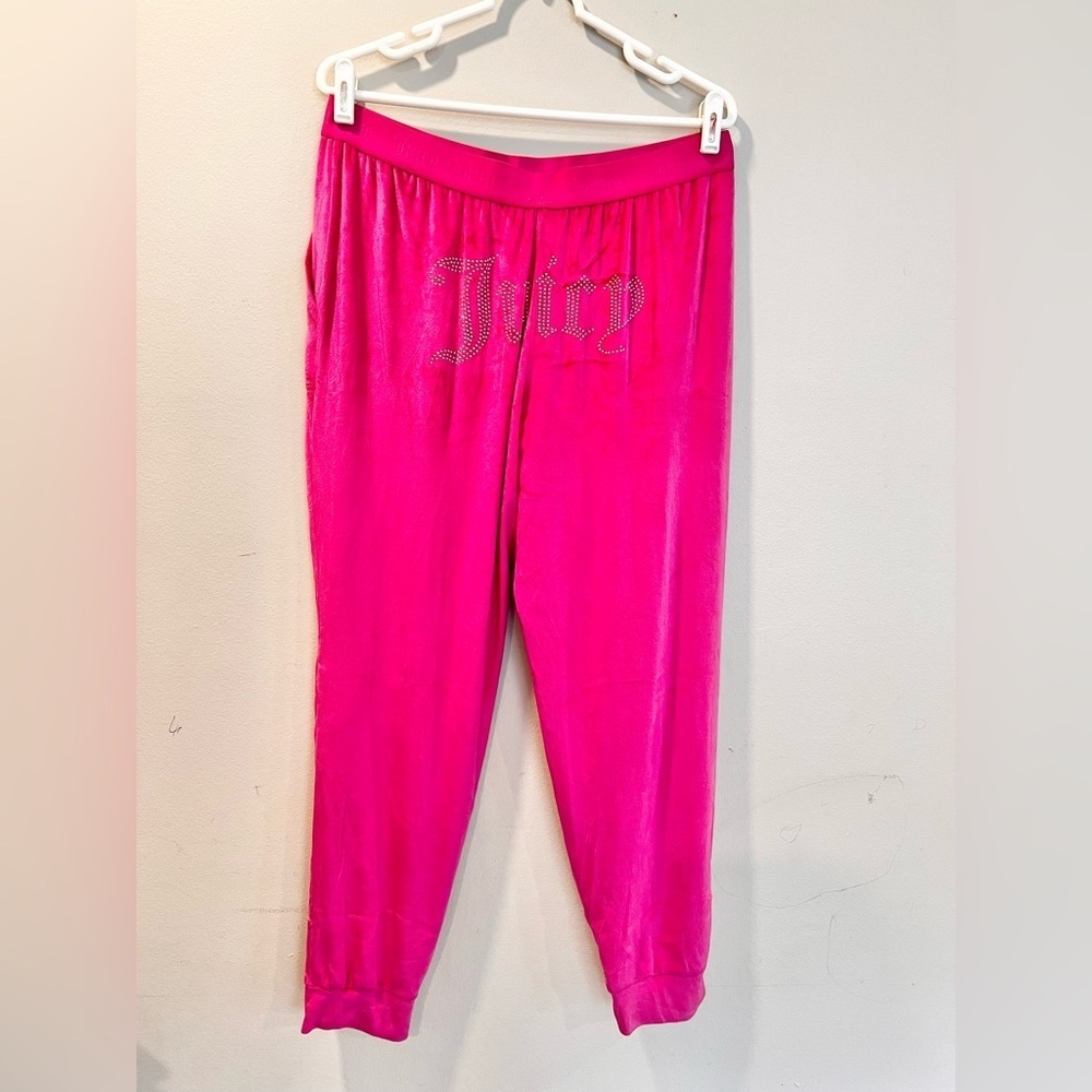 NWT Juicy Couture Sweet Sangira Sleepwear Pants Set Pink Size Large Pajama - Picture 6 of 7